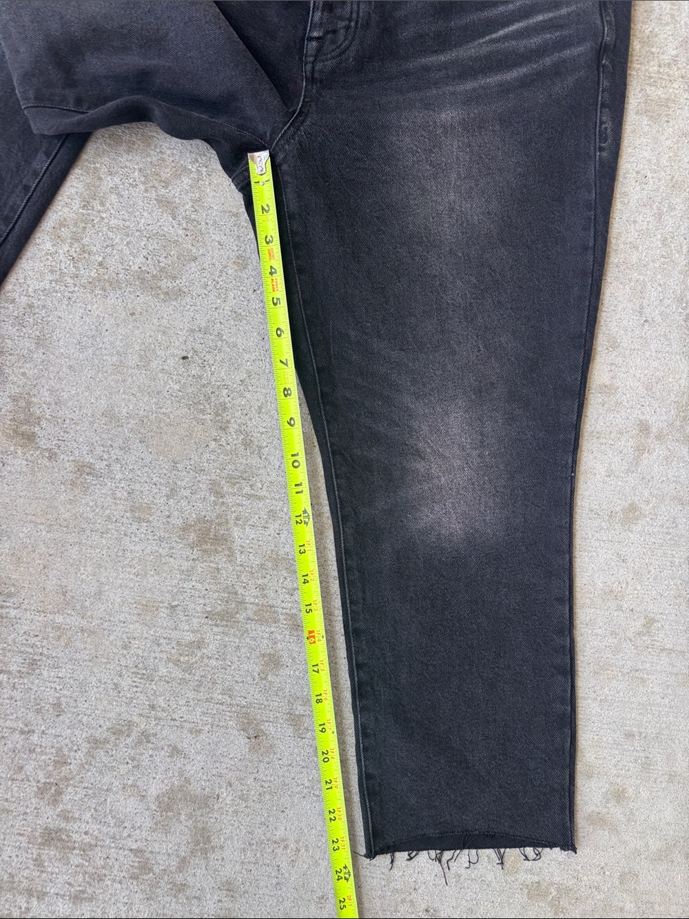 torrid Black Washed Boyfriend Jeans with Distressed Detail - Picture 12 of 15